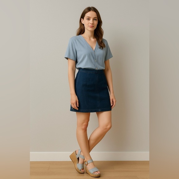 1432- Nautica Wedges Cork Platform Sandals Size 7 NWT - Picture 2 of 14